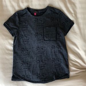 Vince Comuto Melange Jersey Pocket Tee size: XS, color: Indigo Night